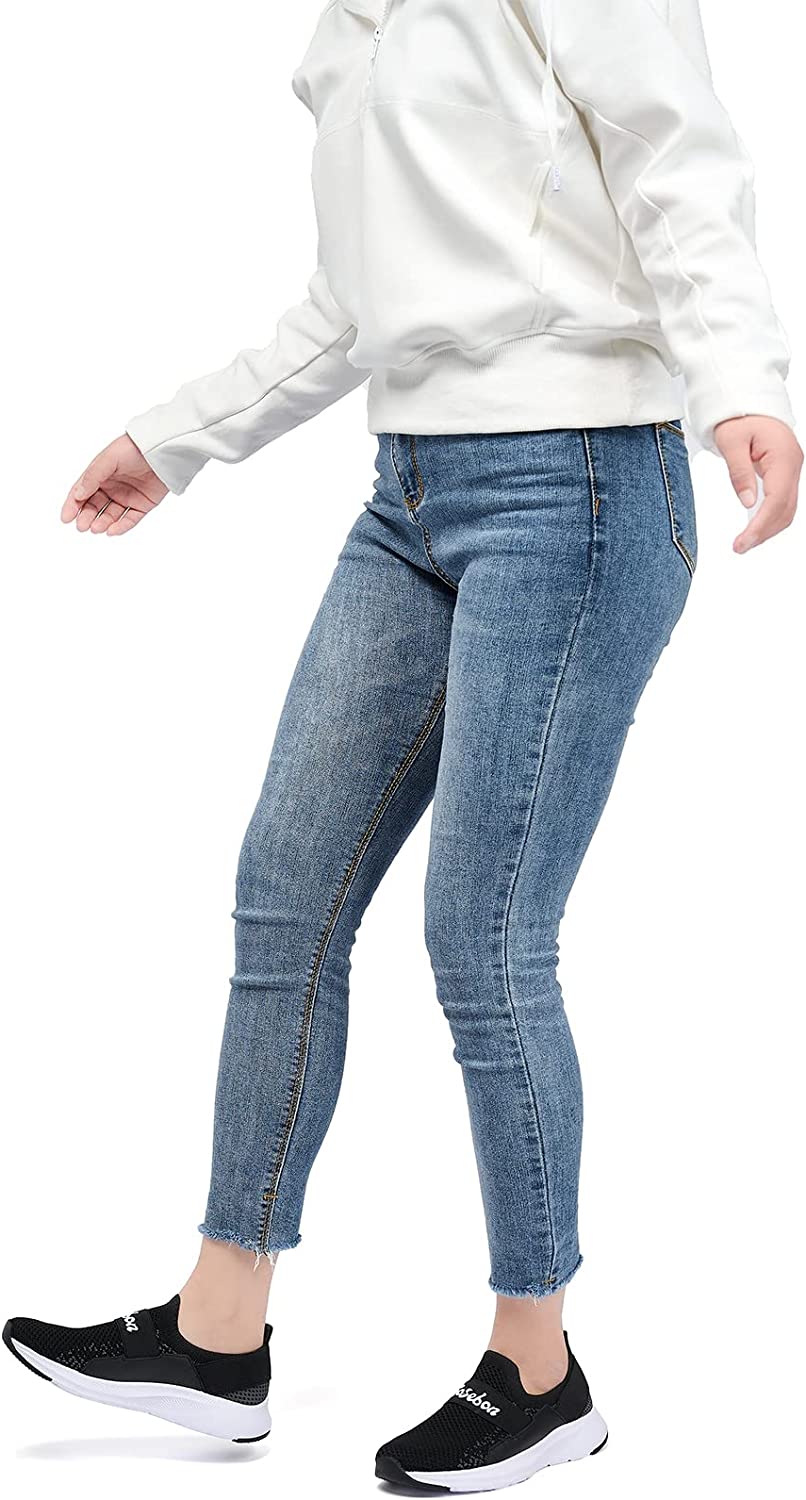 Women Casual Slip-on Walking Tenni Shoes -Comfortable Gym Running Yoga Sneaker