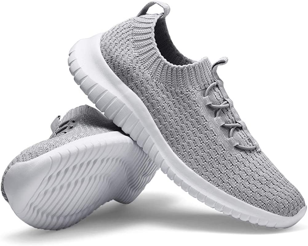 Womens Slip On Sneakers Casual Lightweight Breathable Walking Shoes