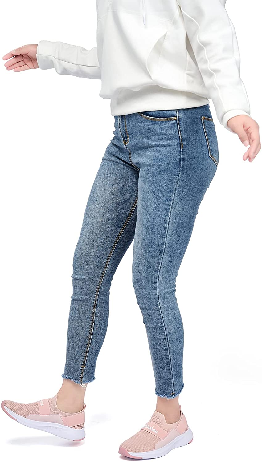 Women Casual Slip-on Walking Tenni Shoes -Comfortable Gym Running Yoga Sneaker