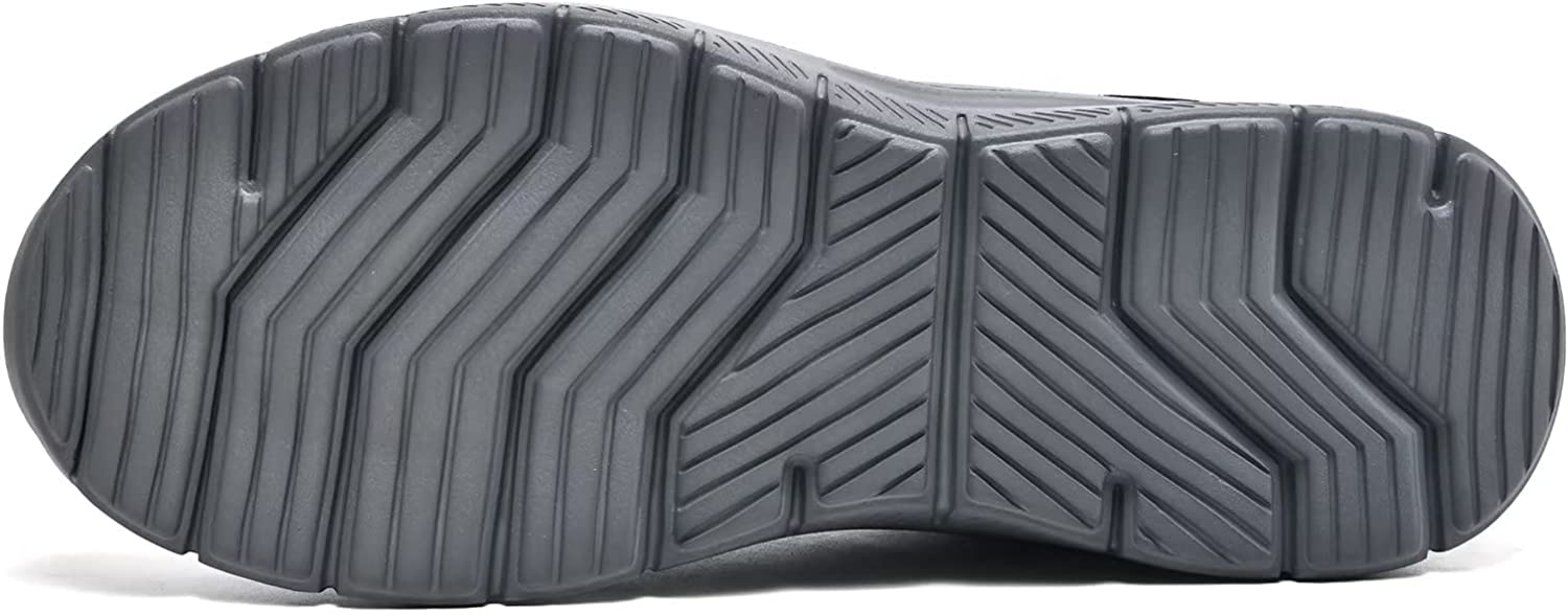 Slip-on Walking Shoes Casual Loafer Comfortable Soft Daily Work Driving Flats Shoes Dark Grey