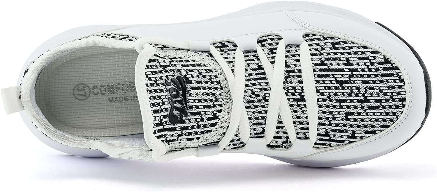 Women Casual Slip-on Walking Tenni Shoes -Comfortable Gym Running Yoga Sneaker