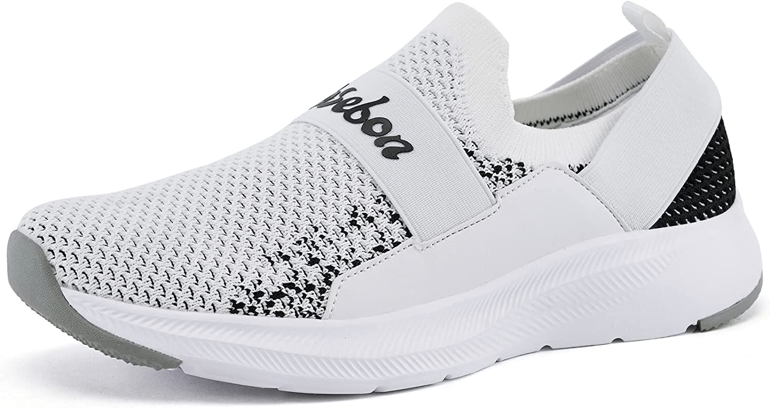 Women Casual Slip-on Walking Tenni Shoes -Comfortable Gym Running Yoga Sneaker