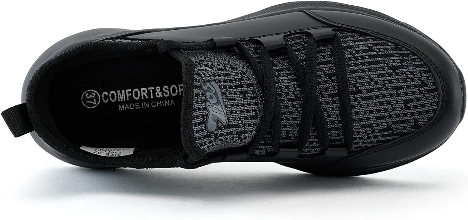 Women Casual Slip-on Walking Tenni Shoes -Comfortable Gym Running Yoga Sneaker