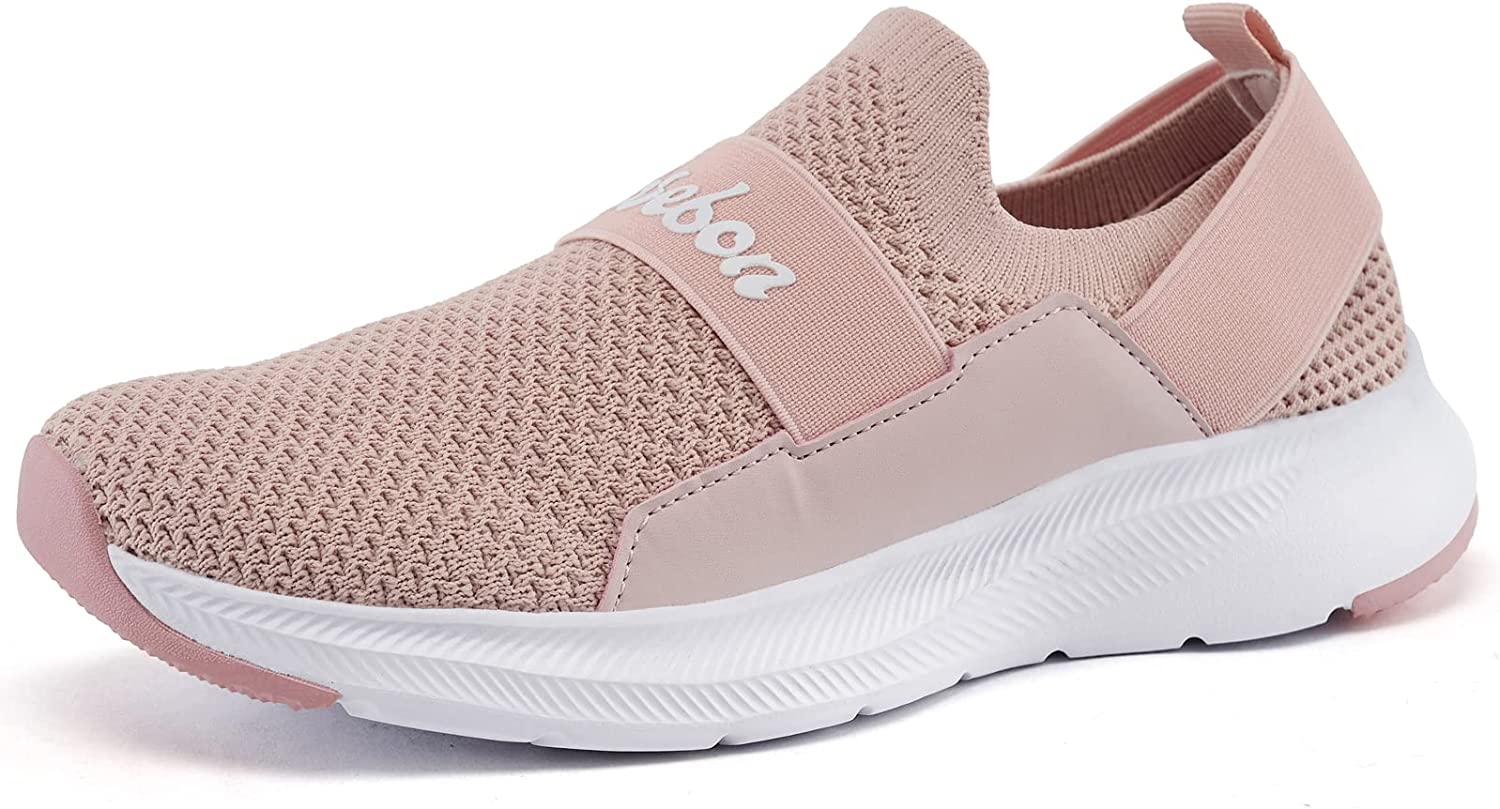 Women Casual Slip-on Walking Tenni Shoes -Comfortable Gym Running Yoga Sneaker