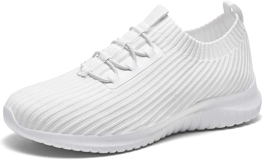 Womens Slip On Sneakers Casual Lightweight Breathable Walking Shoes