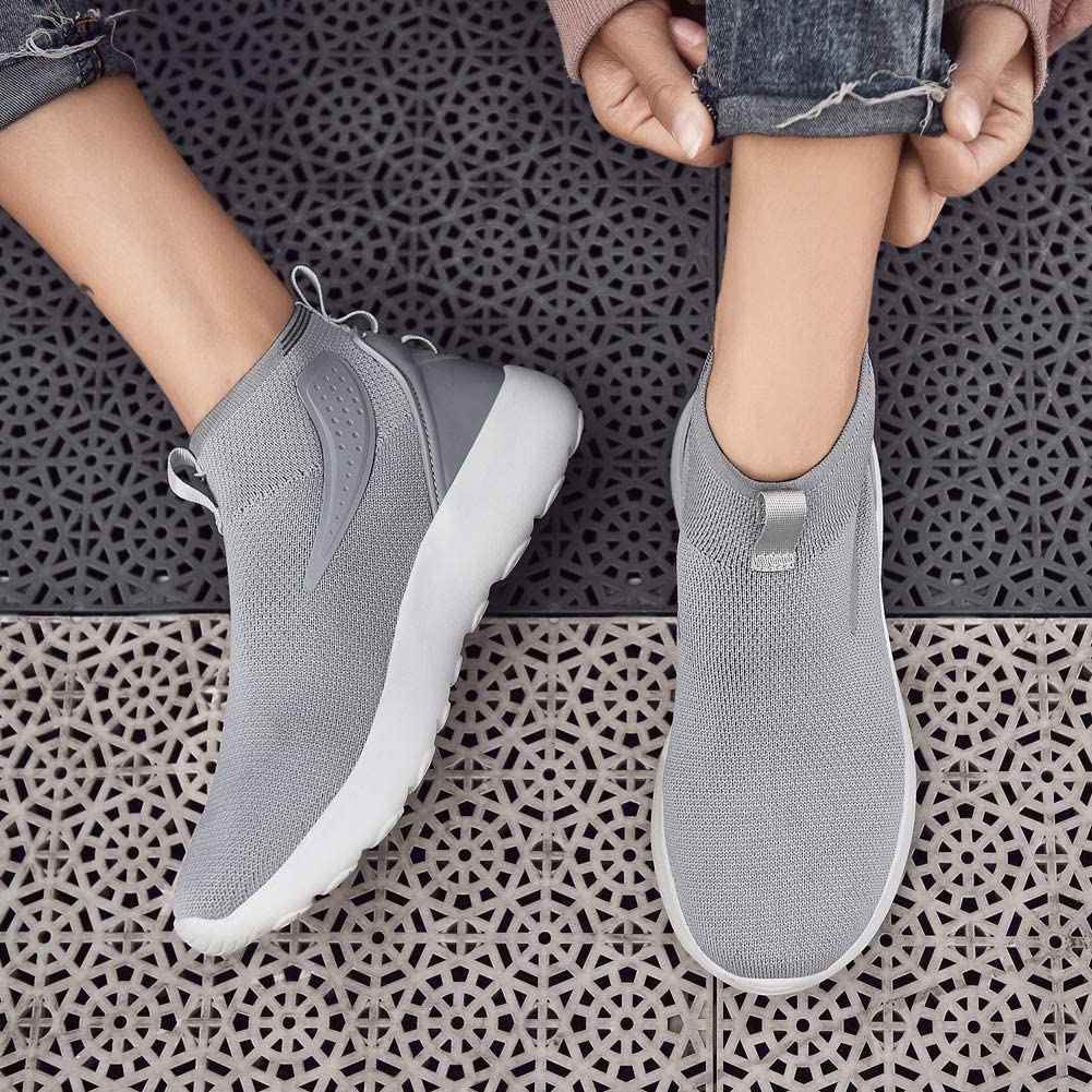 Womens Sock Walking Shoes Casual Knit Slip-on Mesh Sneakers