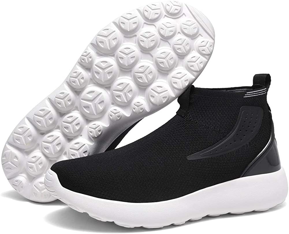 Womens Sock Walking Shoes Casual Knit Slip-on Mesh Sneakers